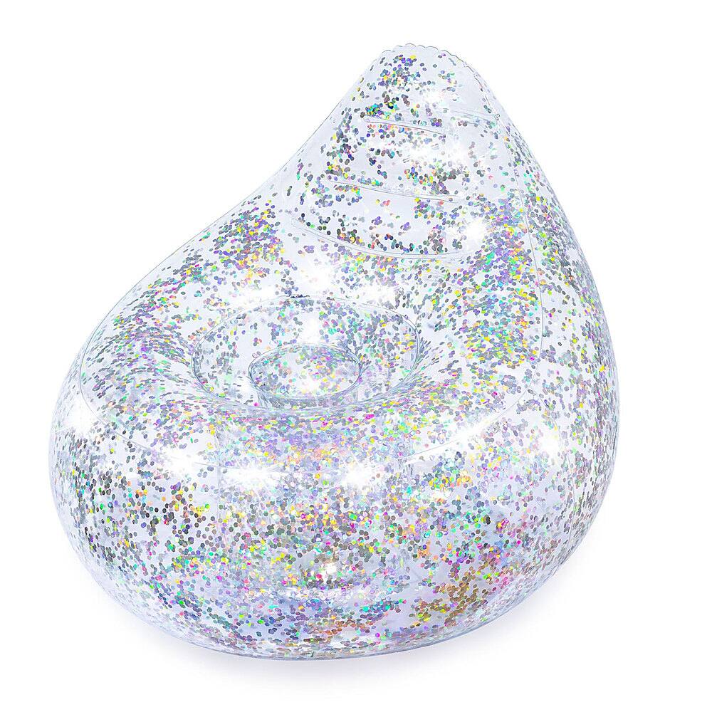 Angle View: Bestway - Glitter Dream Indoor Outdoor Inflatable Glitter Infused Chair
