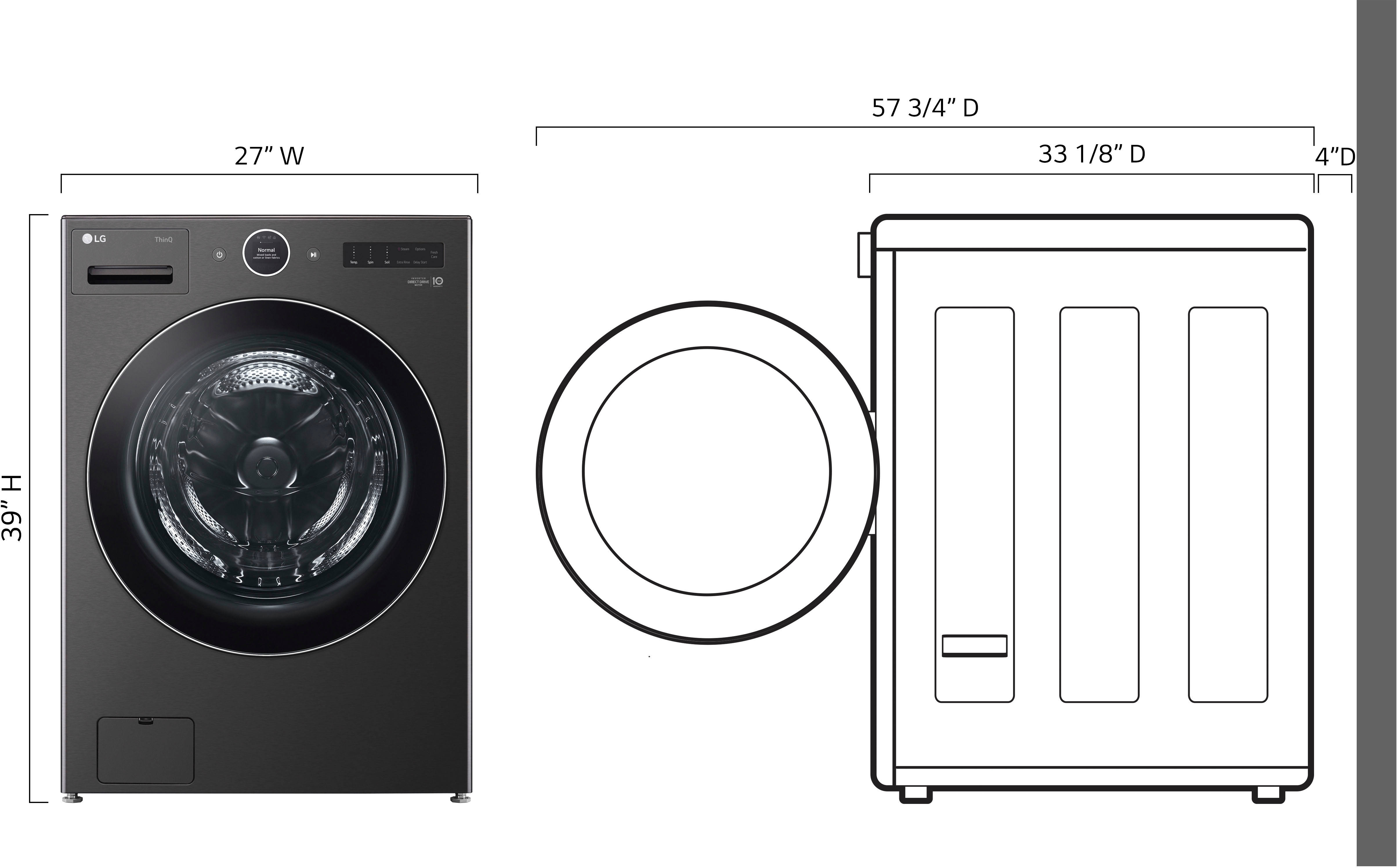 Left View: Samsung - 5.5 Cu. Ft. High-Efficiency Smart Top Load Washer with Super Speed Wash - White