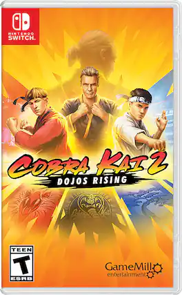 Front. GameMill Entertainment - Cobra Kai 2 Dojos Rising. - T (Teen 13+)