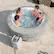 Alt View 12. Bestway - SaluSpa Zurich 4-Person Portable Round Inflatable Air Jet Hot Tub Spa - Gray.