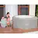 Alt View 2. Bestway - SaluSpa Zurich 4-Person Portable Round Inflatable Air Jet Hot Tub Spa - Gray.