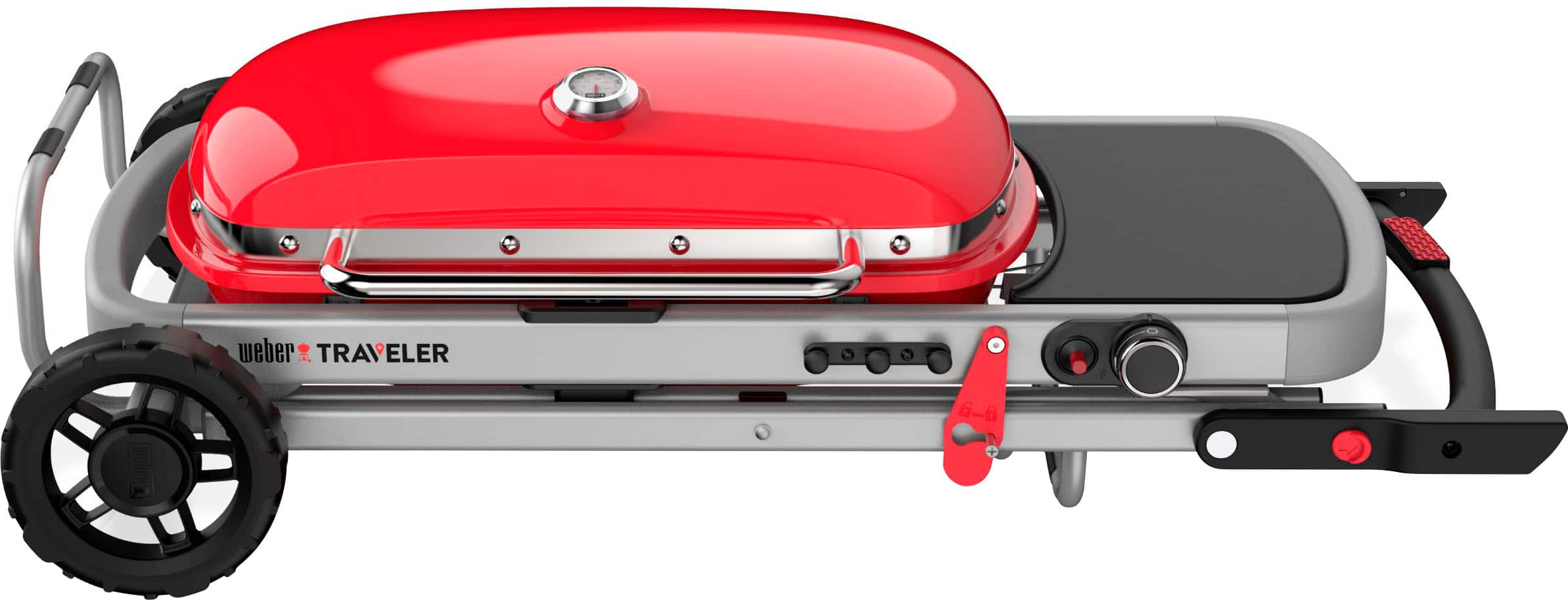 Customer Reviews: Weber Traveler Portable Gas Grill Red 9030001 - Best Buy