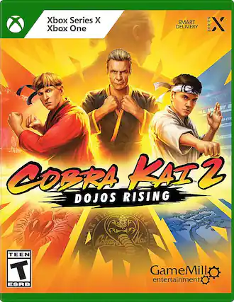 Front. GameMill Entertainment - Cobra Kai 2 Dojos Rising. - T (Teen 13+)