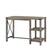 Angle. Walker Edison - Modern Farmhouse Metal and Wood Desk - Grey Wash.