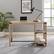 Alt View 11. Walker Edison - Modern Farmhouse Metal and Wood Desk - White Oak.