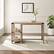 Alt View 14. Walker Edison - Modern Farmhouse Metal and Wood Desk - White Oak.