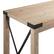Alt View 32. Walker Edison - Modern Farmhouse Metal and Wood Desk - White Oak.