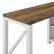 Alt View 32. Walker Edison - Modern Farmhouse L-Shaped Adjustable Desk - Brushed White/Rustic Oak.