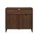 Alt View 24. Walker Edison - Modern Storage Secretary Desk with Gliding Shelf - Dark Walnut.