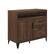 Left. Walker Edison - Modern Storage Secretary Desk with Gliding Shelf - Dark Walnut.