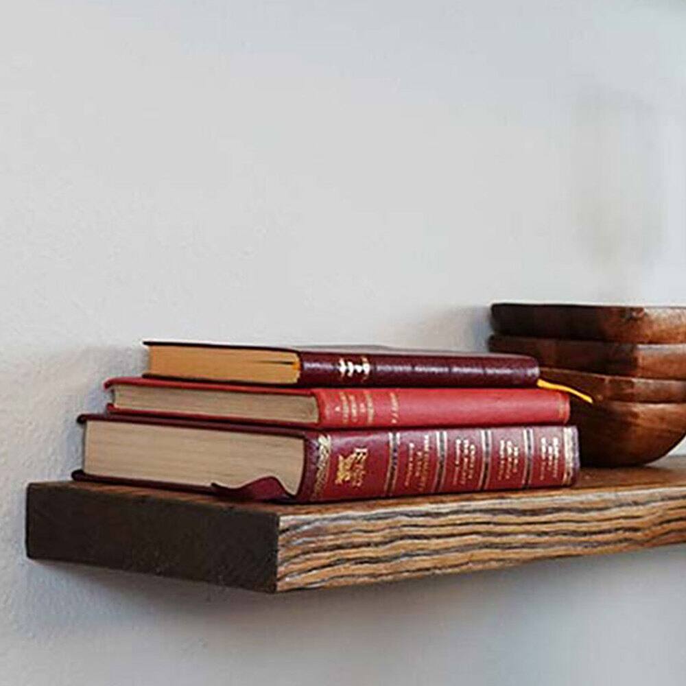 Best Buy Willow & Grace Floating Wall Mount Shelves Set of 2 Light