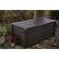 Left. Keter - 120 Gal Patio Deck Box Weatherproof Resin Storage Bench - Brown.