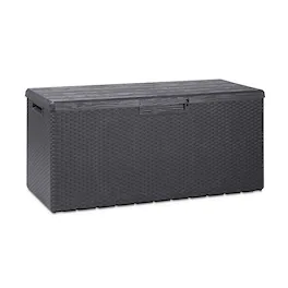 Toomax - Portofino Heavy Duty 90 Gal Novel Resin Outdoor Deck Box - Gray