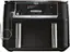 Angle. Ninja - Foodi 6-in-1 10-qt. XL 2-Basket Air Fryer with DualZone Technology & Smart Cook System - Black.