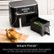Alt View 11. Ninja - Foodi 6-in-1 10-qt. XL 2-Basket Air Fryer with DualZone Technology & Smart Cook System - Black.