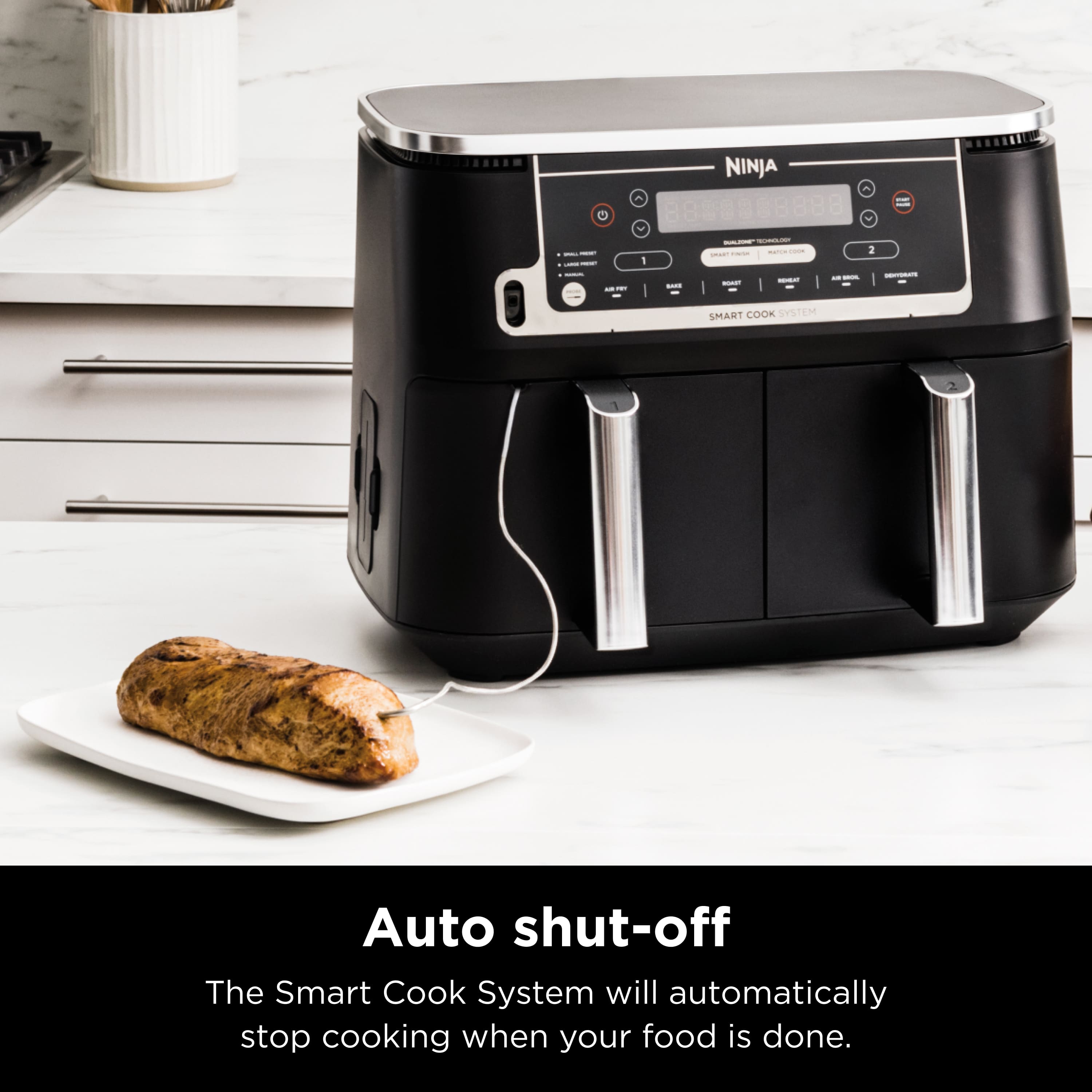 The image features a Ninja food processor with a bread on a plate next to it. The food processor has a digital display and a cord plugged into it. The text on the image reads: "NINJA I - I - I I - - - - - - - - - - - - - - - - - - - - - - - - - - - - - - - - - - - - - - - - - - - - - - - - - - - - - - - - - - - - - - - - - - - - - - - - - - - - - - - - - - - - - - - - - - - - - - - - - - - - - - - - - - - - - - - - - - - - - - - - - - - - - - - - - - - - - - - - - - - - - - - - - - - - - - - - - - - - - - - - - - - - - - - - - - - - - - - - - - - - - - - - - - - - - - - - - - - - - - - - - - - - - - - - - - - - - - - - - - - - - - - - - - - - - - - - - - - - - - - - - - - - - - - - - - - - - - - - - - - - - - - - - - - - - - - - - - - - - - - - - - - - - - - - - - - - - - - - - - - - - - - - - - - - - - - - - - - - - - - - - - - - - - - - - - - - - - - - - - - - - - - - - - - - - - - - - - - - - - - - - - - - - - - - - - - - - - - - - - - - - - - - - - - - - - - - - - - - - - - - - - - - - - - - - - - - - - - - - - - - - - - - - - - - - - - - - - - - - - - - - - - - - - - - - - - - - - - - - - - - -