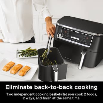 Ninja Foodi 6 in 1 10 qt. XL 2 Basket Air Fryer with DualZone Ninja Foodi 6 in 1 10 qt. XL 2 Basket Air Fryer with DualZone