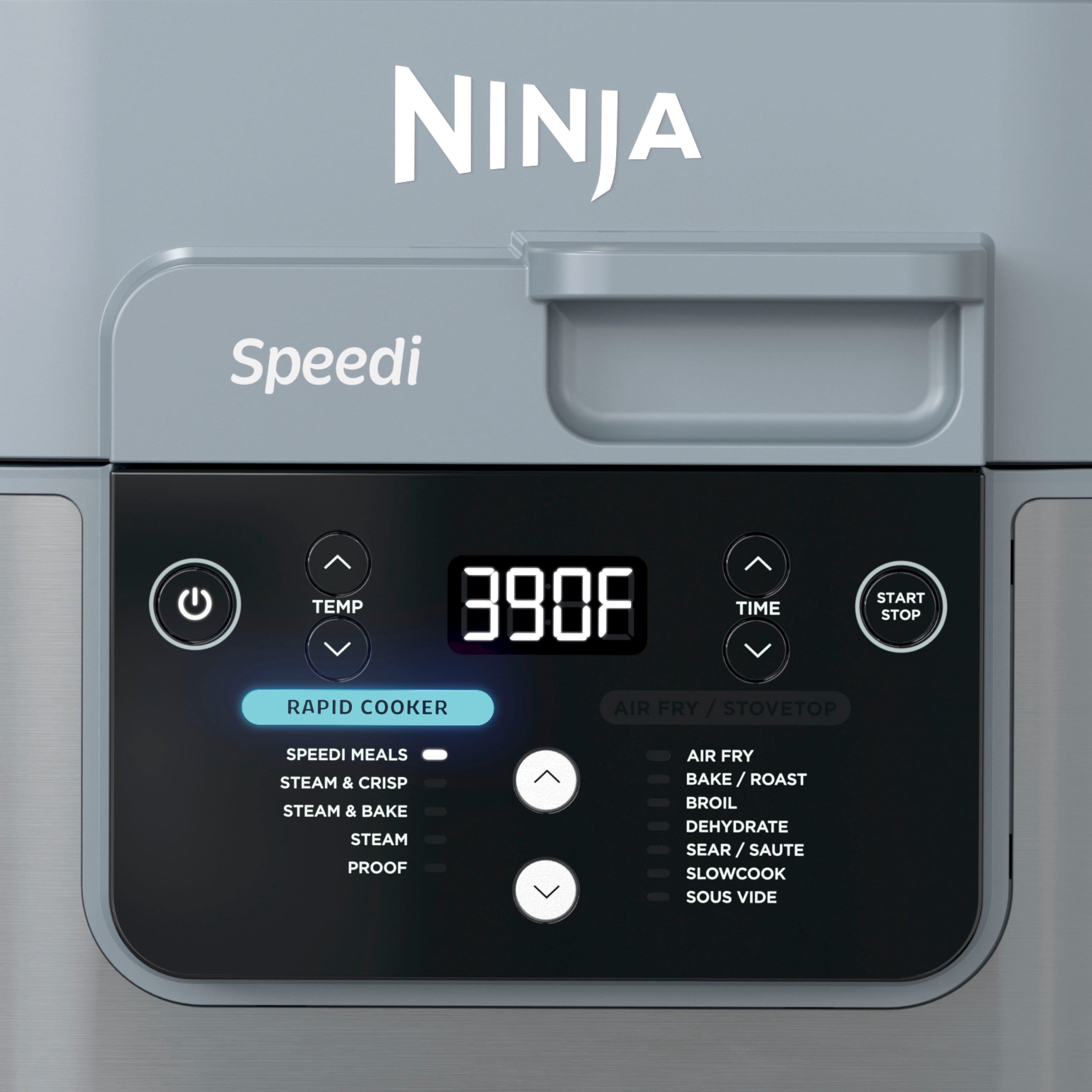 Alt View 12. Ninja - Speedi Air Fryer & Rapid Cooker, 6-Qt. Capacity, 12-in-1 Functionality, 15-Minute Meals - Sea Salt Gray.