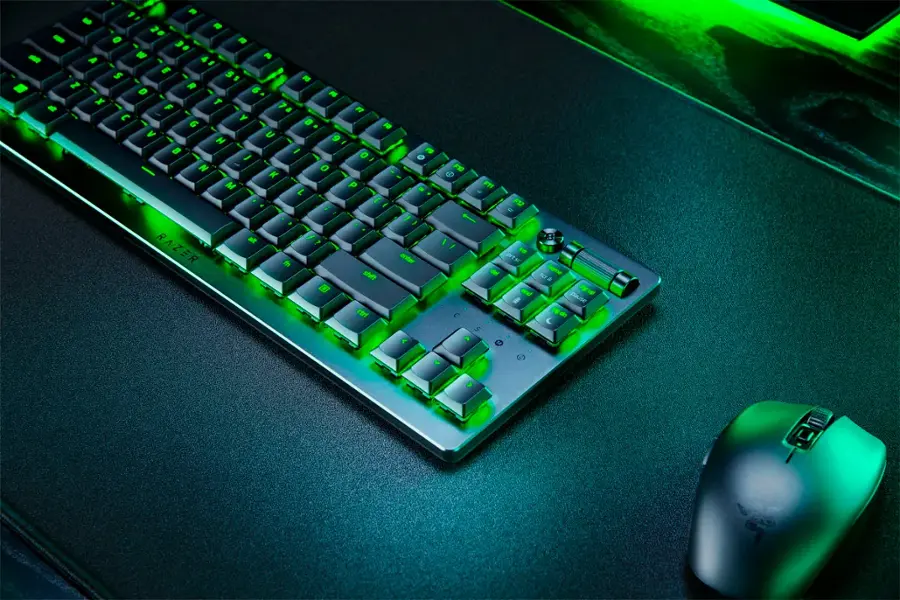 Alt View 18. Razer - DeathStalker V2 Pro TKL Wireless Optical Linear Switch Gaming Keyboard with Low-Profile Design - Black.