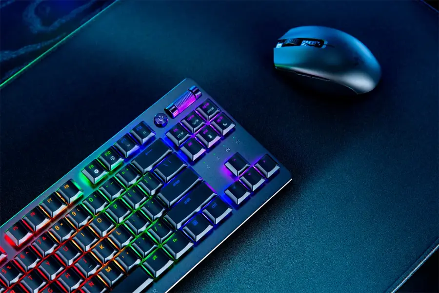 Alt View 20. Razer - DeathStalker V2 Pro TKL Wireless Optical Linear Switch Gaming Keyboard with Low-Profile Design - Black.