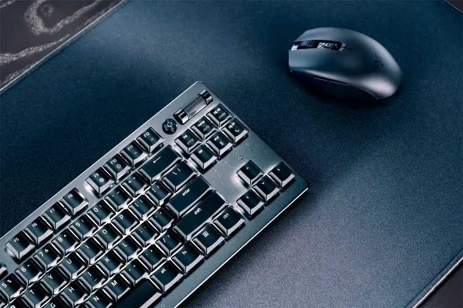 Alt View 21. Razer - DeathStalker V2 Pro TKL Wireless Optical Linear Switch Gaming Keyboard with Low-Profile Design - Black.