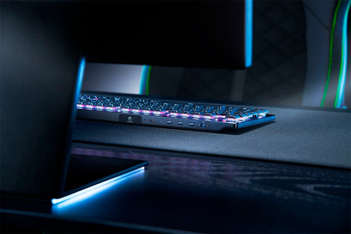 Alt View 22. Razer - DeathStalker V2 Pro TKL Wireless Optical Linear Switch Gaming Keyboard with Low-Profile Design - Black.