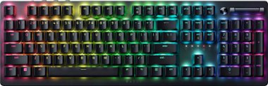 Razer - DeathStalker V2 Pro Full Size Wireless Optical Linear Switch Gaming Keyboard with Low-Profile Design - Black - Front_Zoom