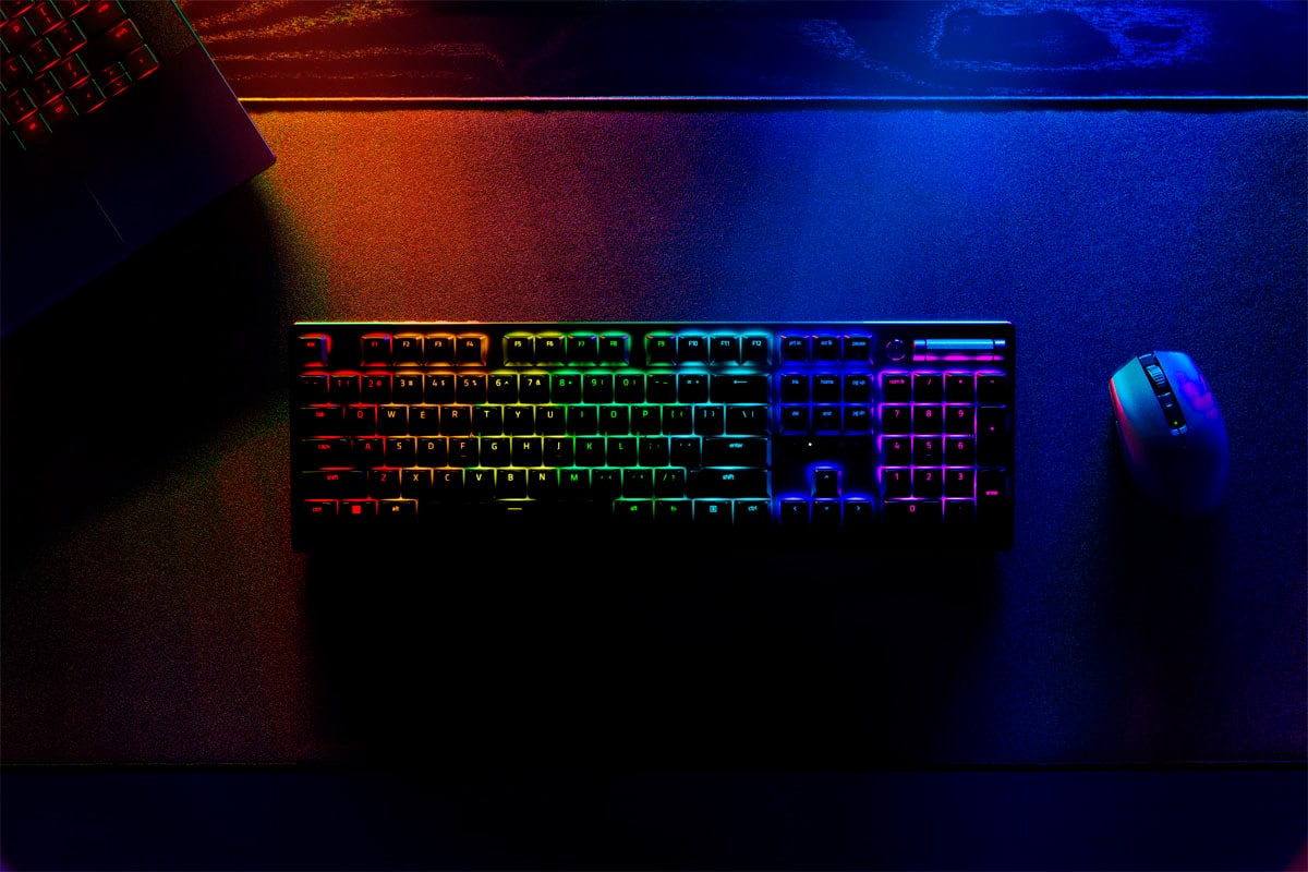 Alt View 17. Razer - DeathStalker V2 Pro Full Size Wireless Optical Linear Switch Gaming Keyboard with Low-Profile Design - Black.