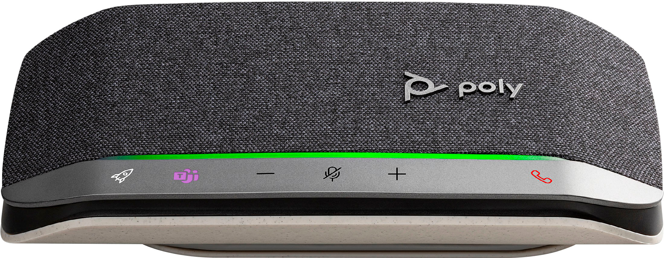 Angle View: Poly - formerly Plantronics - Sync 20 Personal USB/Bluetooth Smart Speakerphone with Noise and Echo Reduction