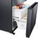 Alt View 22. Samsung - OBX 17.5 cu. ft. Counter Depth 3-Door French Door Refrigerator with WiFi and Twin Cooling Plus® - Black Stainless Steel.