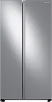 Samsung - OBX 23 cu. ft. Counter Depth Side-by-Side Refrigerator with WiFi and All-Around Cooling - Stainless Steel - Front_Zoom