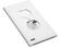 Alt View 1. SnapPower - GuideLight 2 Duplex Outlet Wall Plate - White.