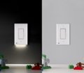 Alt View Zoom 12. SnapPower - SwitchLight Rocker Switch Wall Plate - White.