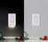 Alt View 12. SnapPower - SwitchLight Rocker Switch Wall Plate - White.