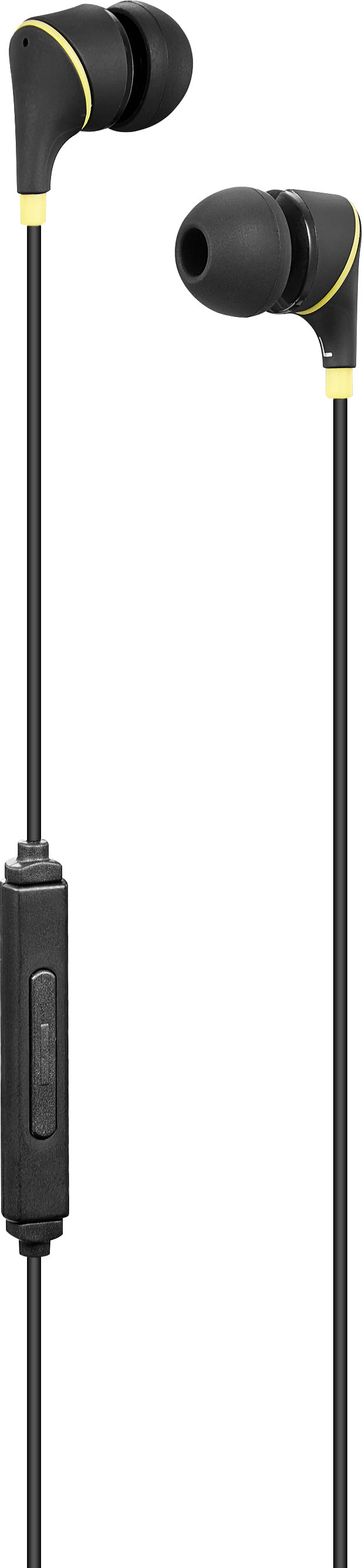 Insignia™ - 3.5 mm Wired Earbud Headphone - Black