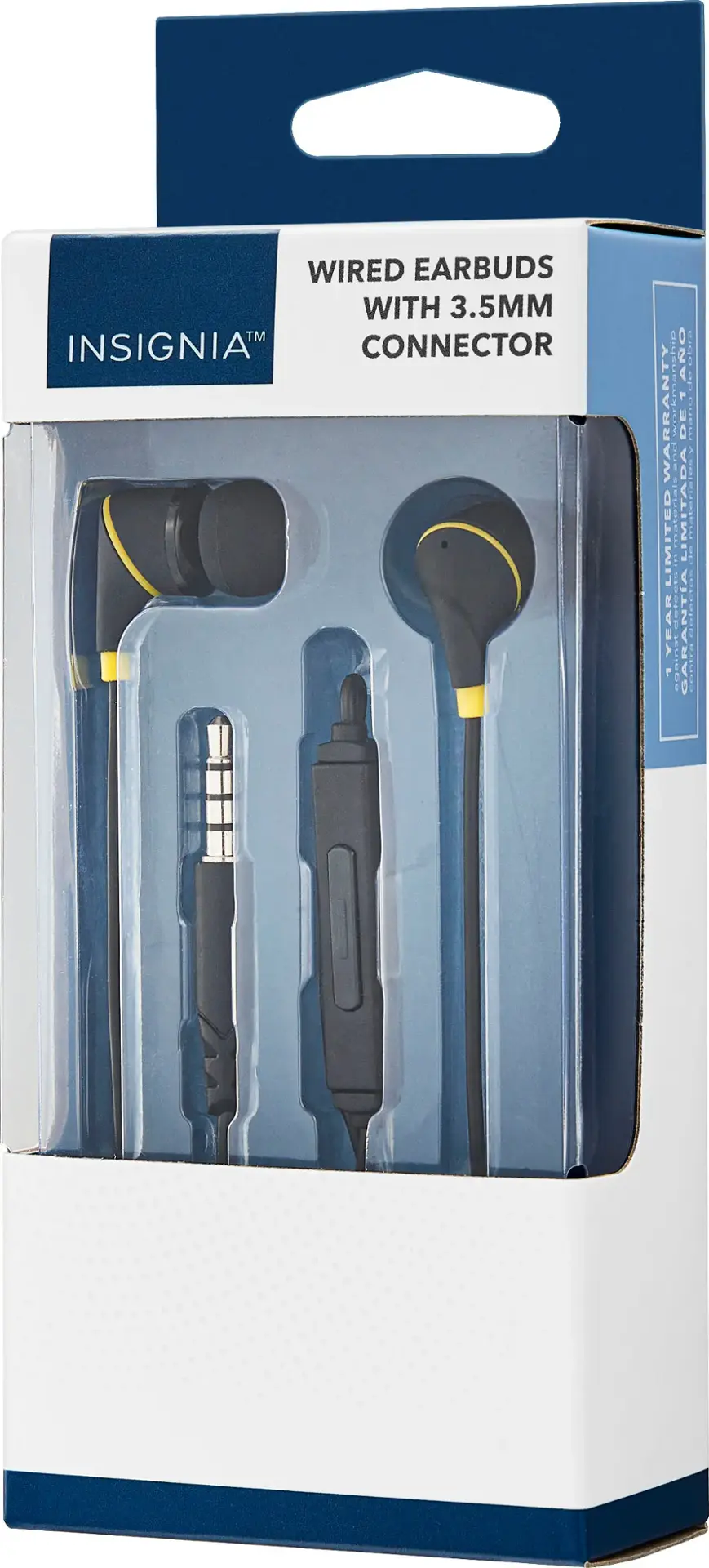 Alt View 15. Insignia™ - 3.5 mm Wired Earbud Headphone - Black.