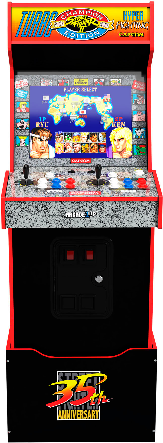 STREET FIGHTER 2- FULL SIZE ARCADE - 3000 GAMES INSTALLED - BRAND NEW -  FREE SHIPPING IN USA/ PLEASE SEE EXCLUSIONS FOR SPECIFIC STATES