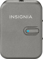 Insignia™ - Bluetooth Wireless Audio Transmitter and Receiver - Black - Front_Zoom