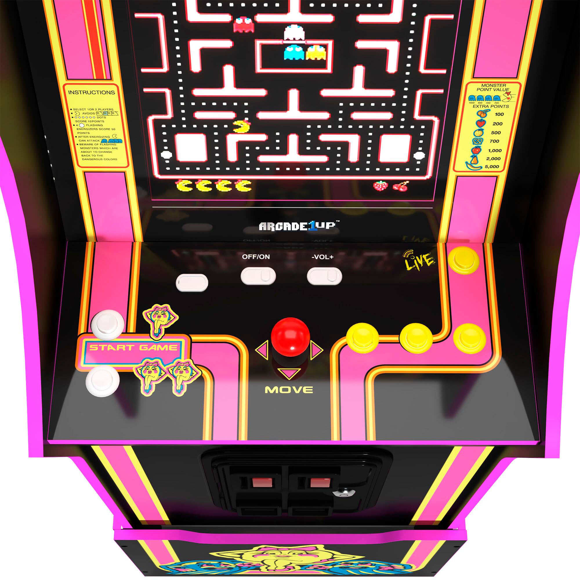 Arcade 1UP Pac-Man 12-in-1 Legacy Edition 4ft