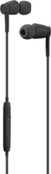 Insignia™ - Lightning Wired Earbud Headphones - Black - Front_Zoom
