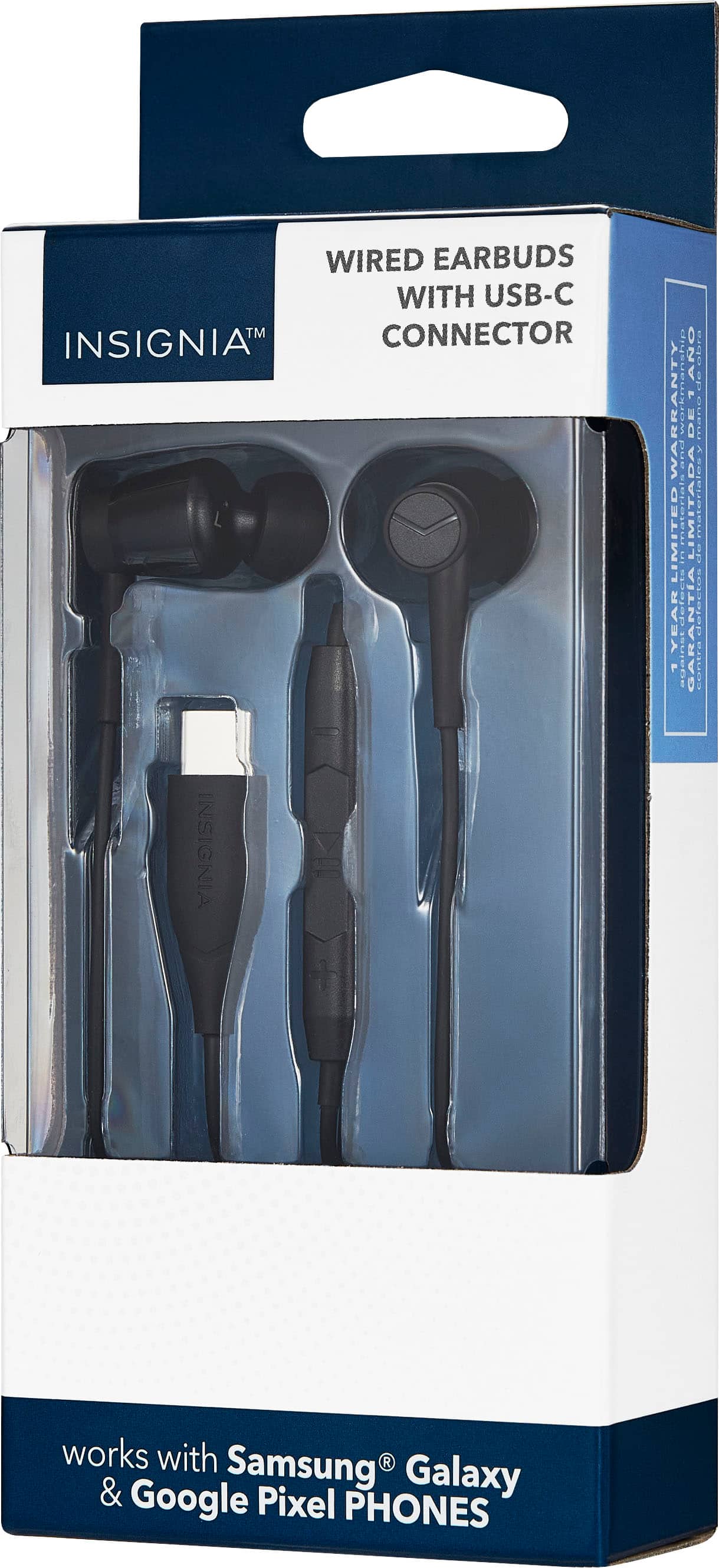 Alt View 11. Insignia™ - USB-C Wired Earbud Headphone - Black.