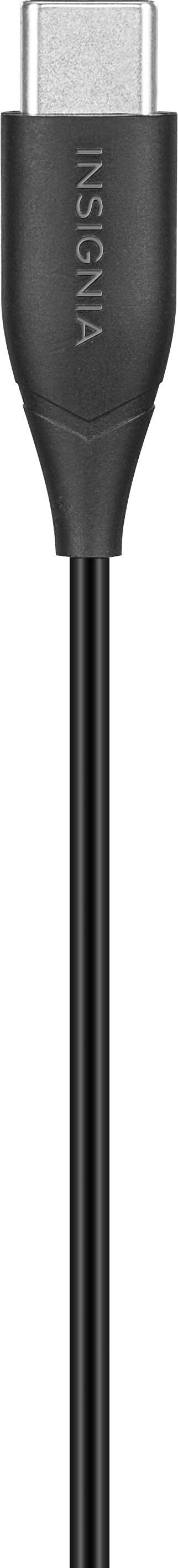 Left. Insignia™ - USB-C Wired Earbud Headphone - Black.