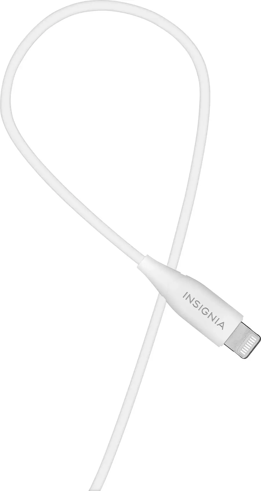 Alt View 16. Insignia™ - Lightning Wired Earbud Headphones - White.
