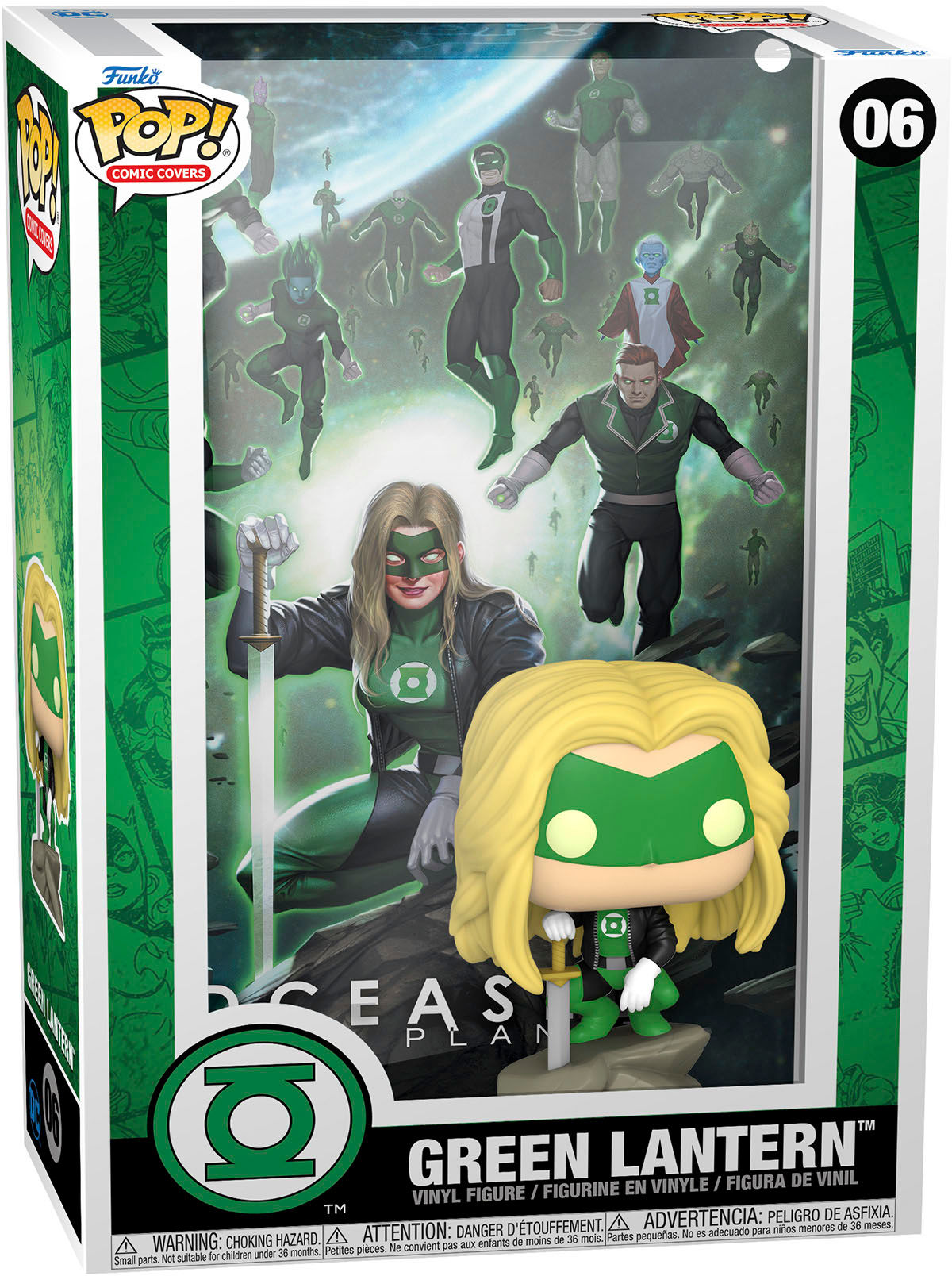 Angle View: Funko - POP Comic Cover:DC-DCeased Green Lantern