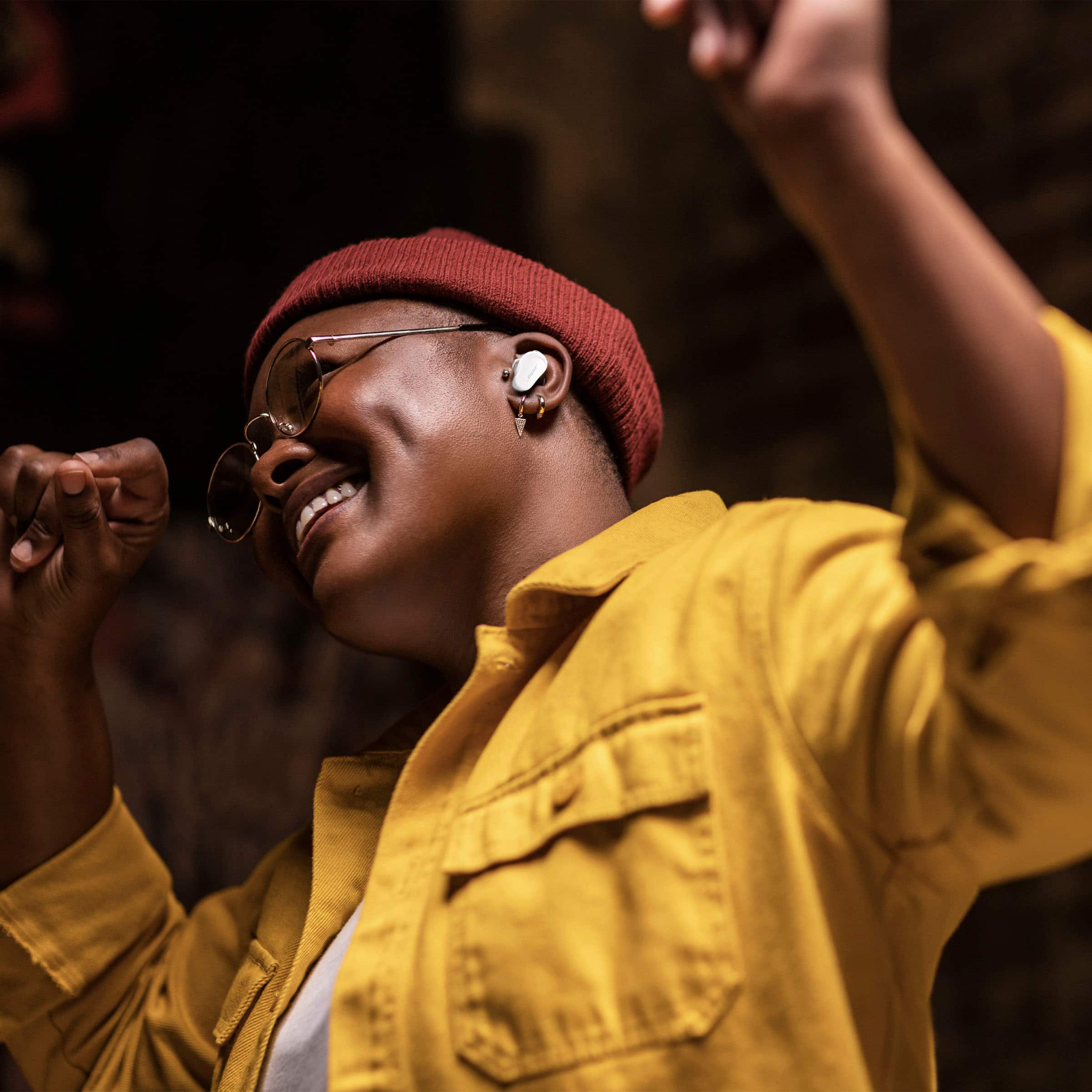 Alt View 13. Bose - QuietComfort Earbuds II True Wireless Noise Cancelling In-Ear Headphones - Soapstone.