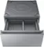 Alt View 11. Samsung - Bespoke 27-in Laundry Pedestal with Storage Drawer - Silver Steel.