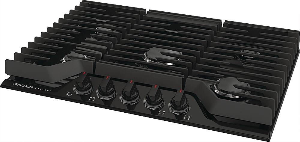 Angle. Frigidaire - Gallery 30" Gas Cooktop - Black.