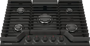 Frigidaire - 30" Gas Built-In Cooktop - Black - Front_Zoom