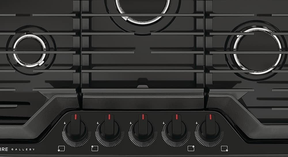 Alt View 11. Frigidaire - Gallery 30" Gas Cooktop - Black.