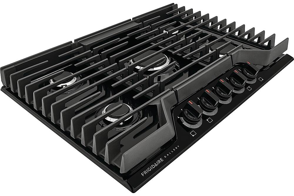 Alt View 13. Frigidaire - Gallery 30" Gas Cooktop - Black.